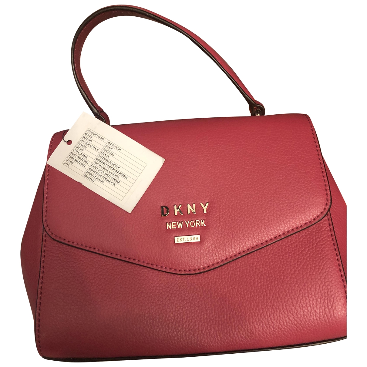 DKNY Sina Medium Flap Signature Khaki 